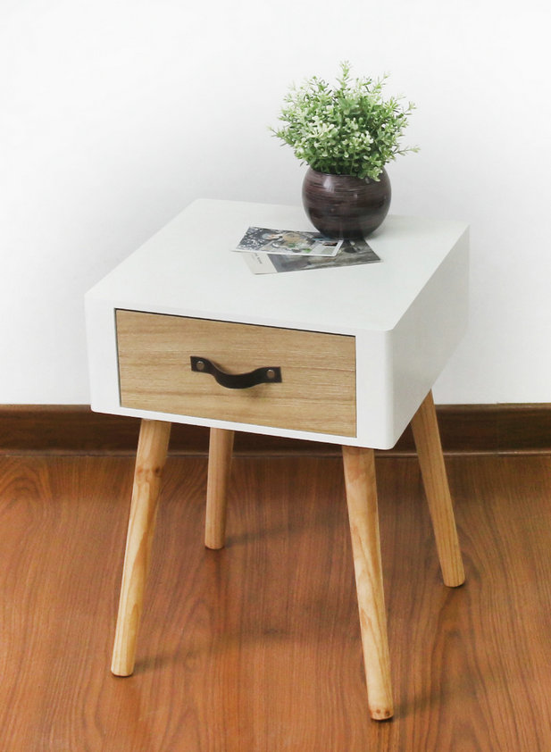 FU-24168  Bedside table with drawer 35x35x48cm